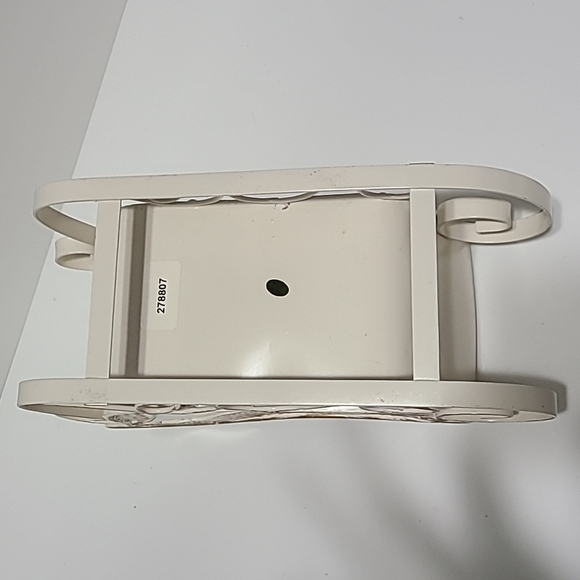 VINTAGE METAL CREAM SANTA'S SLEIGH - Picture 7 of 9